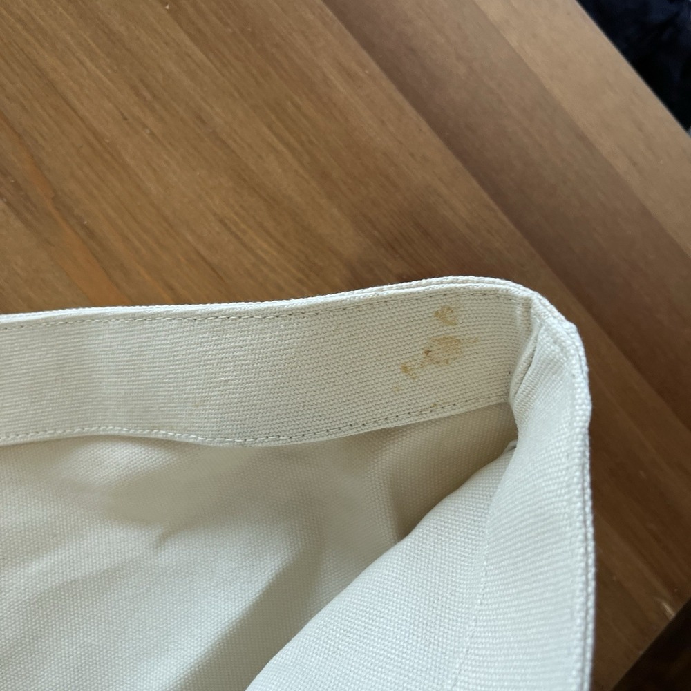 Bath & Body Works Tote Bag Large Celestial Sun Print Y2K Canvas Interior Flaws - Picture 9 of 12